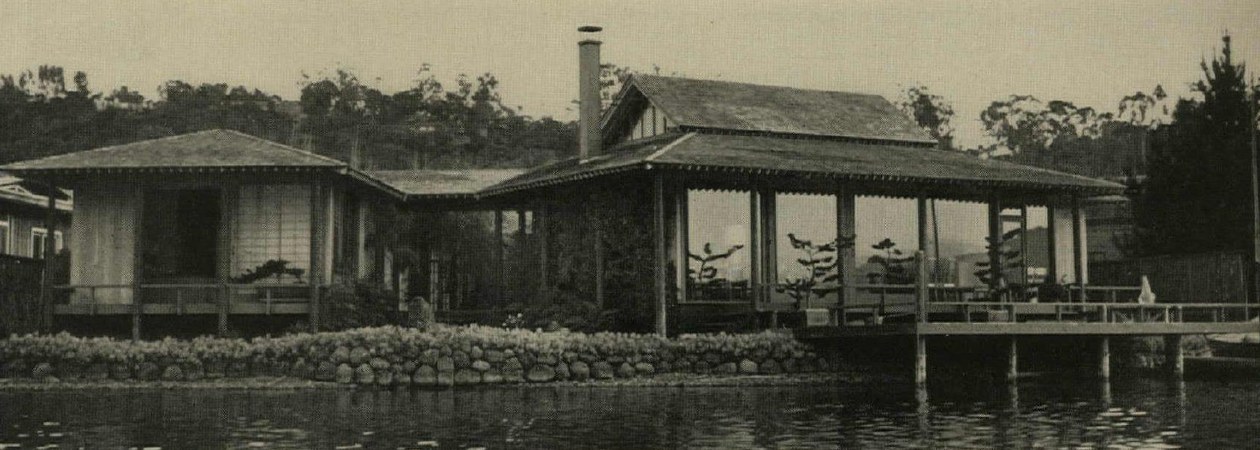 Pie-Shaped House at Belvedere Lagoon, Belvedere CA