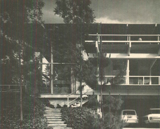 Post-and-Beam Hillside Model in Encino, Encino CA