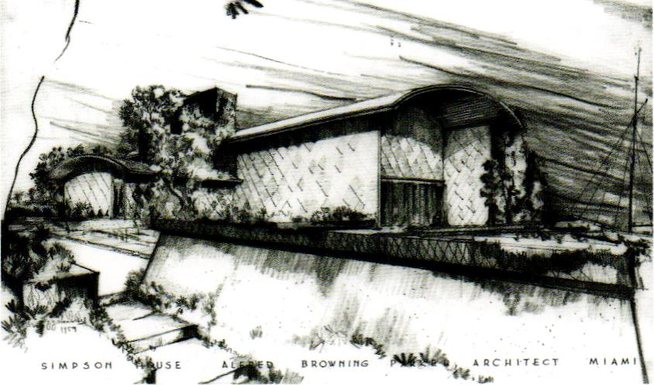 The Simpson Residence by Alfred Browning Parker