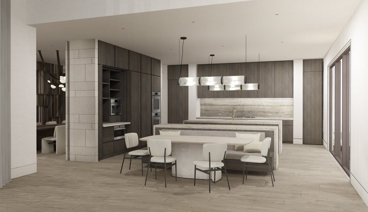 Saugatuck River House, Westport CT by Sacha Roubeni (kitchen)