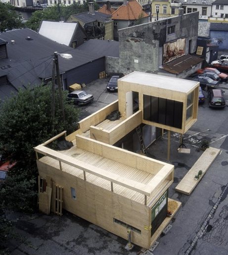 The Senter for Byøkologi House, aka Brakke House, Bergen, Norway by Todd Saunders