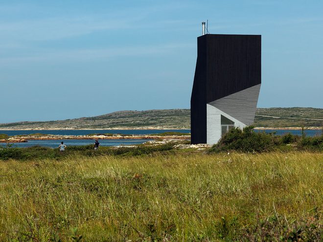 The Tower Studio, Shoal Bay, Fogo Island, Newfoundland, Canada by Todd Saunders