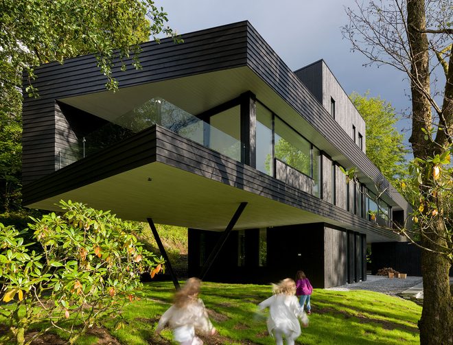 The Todd Saunders House, aka Villa S, Paradis, Bergen, Norway by Todd Saunders