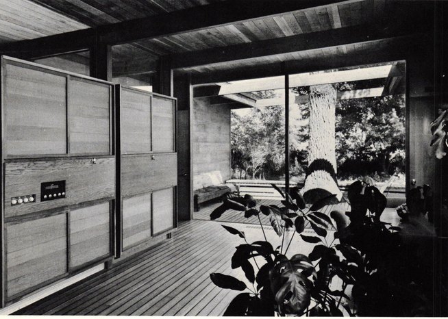 The Winston Elting House, Libertyville IL by Schweikher and Elting