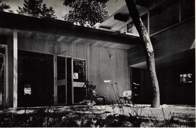 The Jack Wolf House, Mercer Island WA by Robert H. Dietz