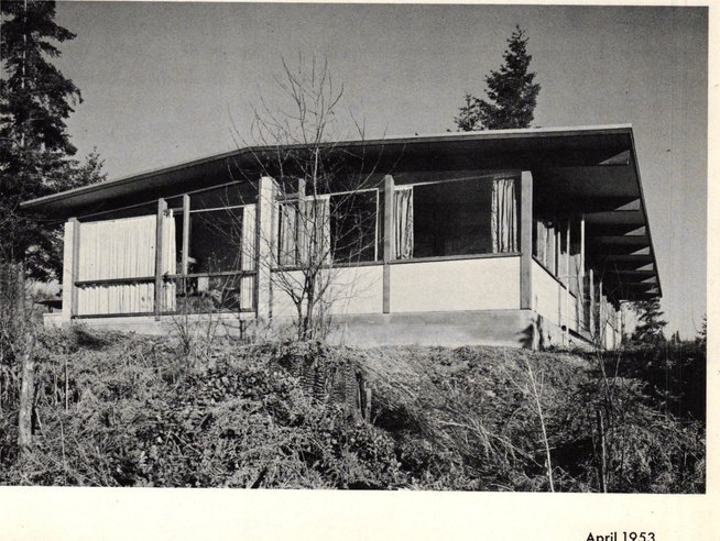 The David Van Brown House, Hilltop Community, Bellevue WA by Bassetti and Morse