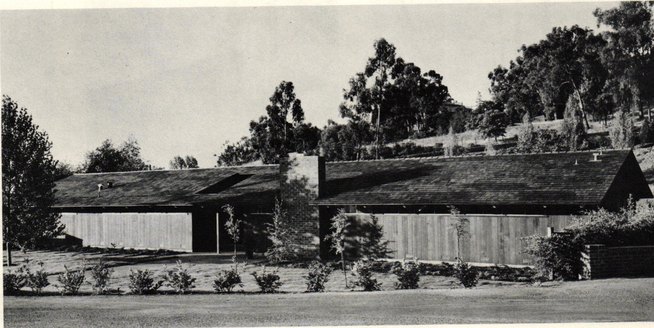 The Herbert A. Crocker Speculative House, Green Valley Country Club Tract, San Rafael CA by Anshen and Allen