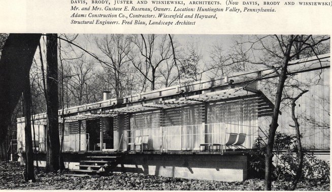 The Gustave E. Rosenau House, Huntington Valley PA by Davis, Brody, Juster and Wisniewski