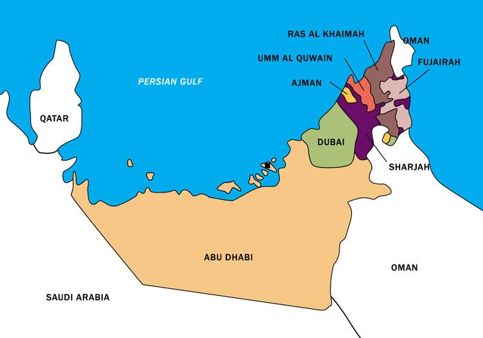Image result for uae map